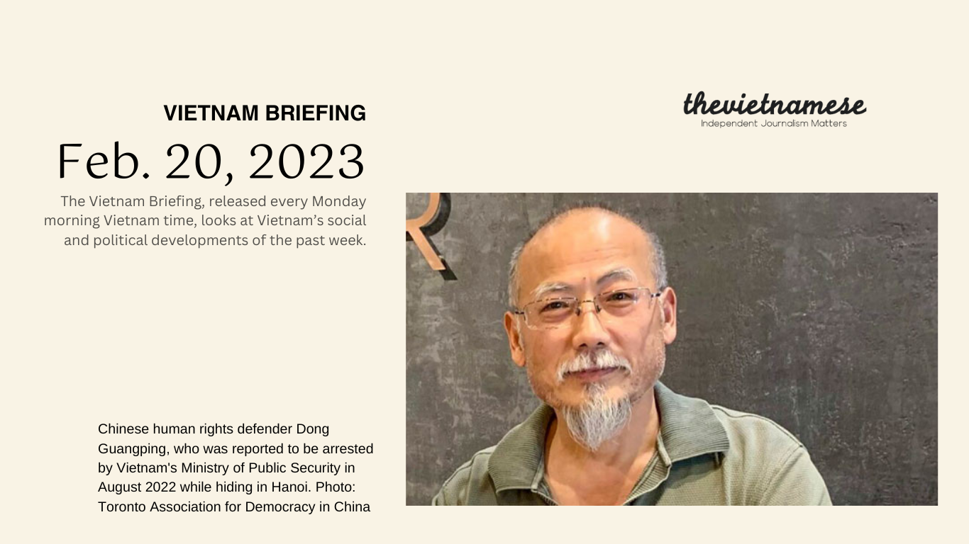 Vietnam Fails to Provide Explanations on the Disappearance of Chinese Human Rights Defender Dong Guangping