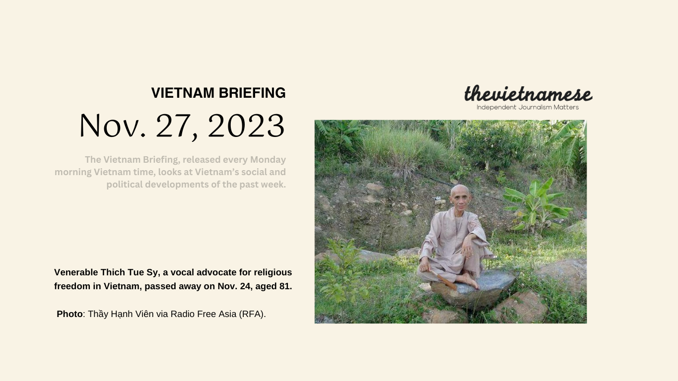 Vietnamese Buddhism Loses a Champion: The Most Venerable Thich Tue Sy Passes at 81