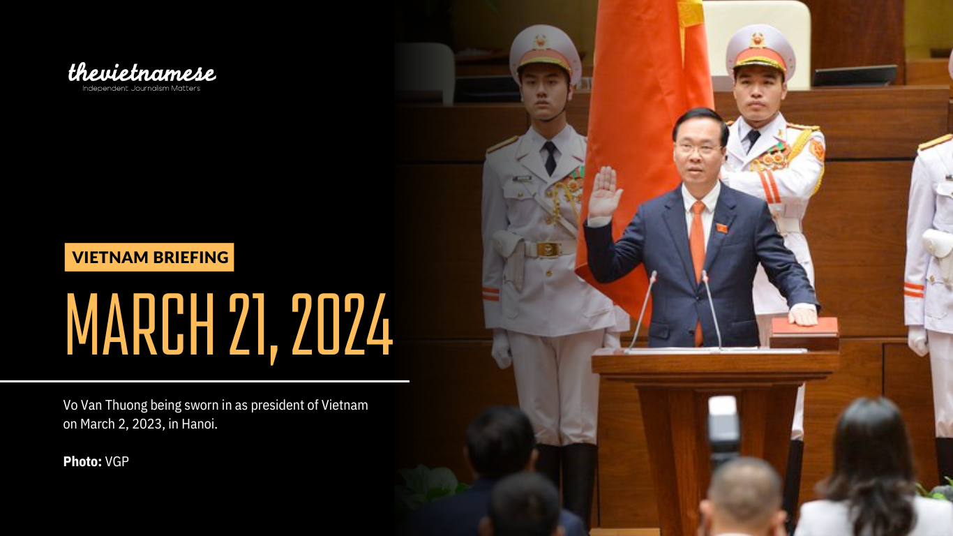 Les dirigeants vietnamiens approuvent la démission de Vo Van Thuong ; Dang Dinh Bach privé de nourriture en prison