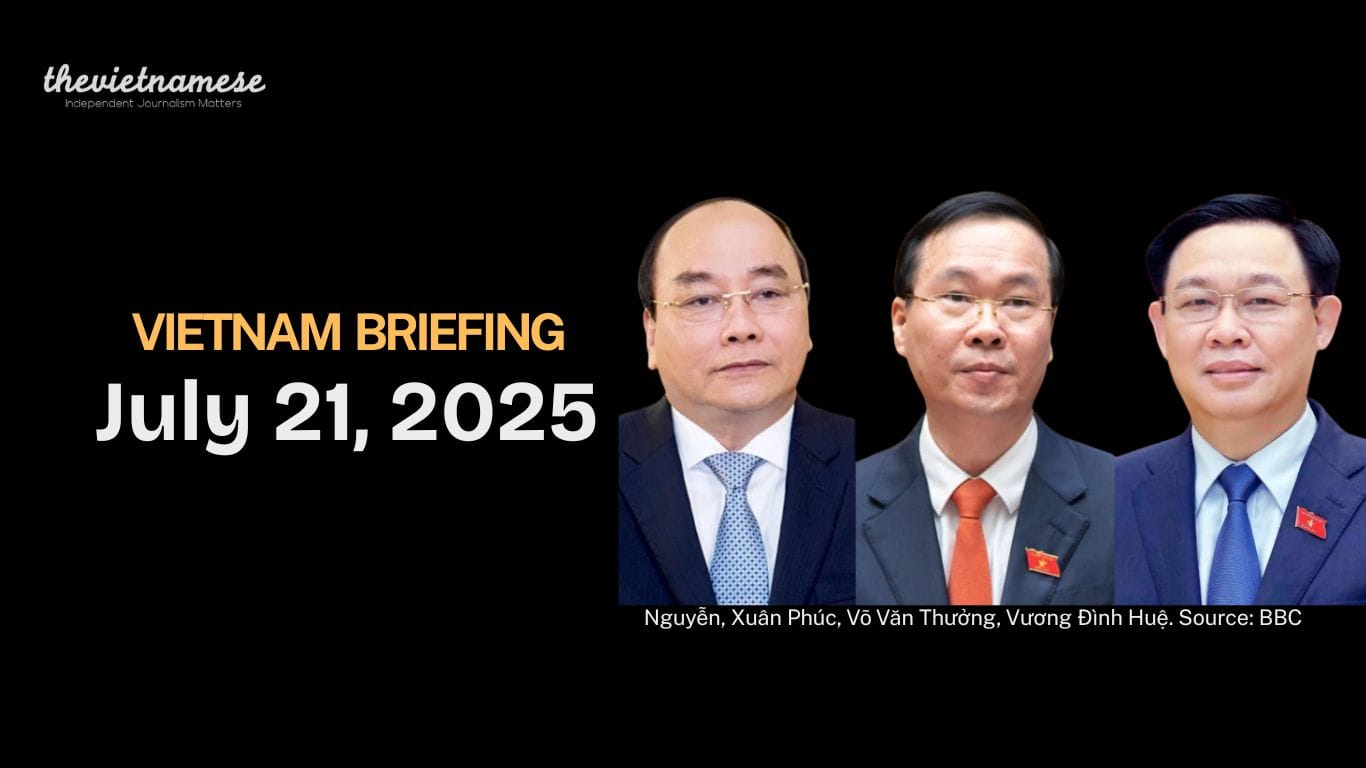 The Communist Party Purges Top Leadership; Trump’s 20% Tariff Jolts Vietnam