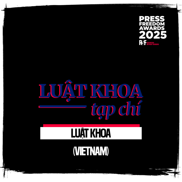 Luật Khoa Magazine Shortlisted for the 2025 RSF Press Freedom Award