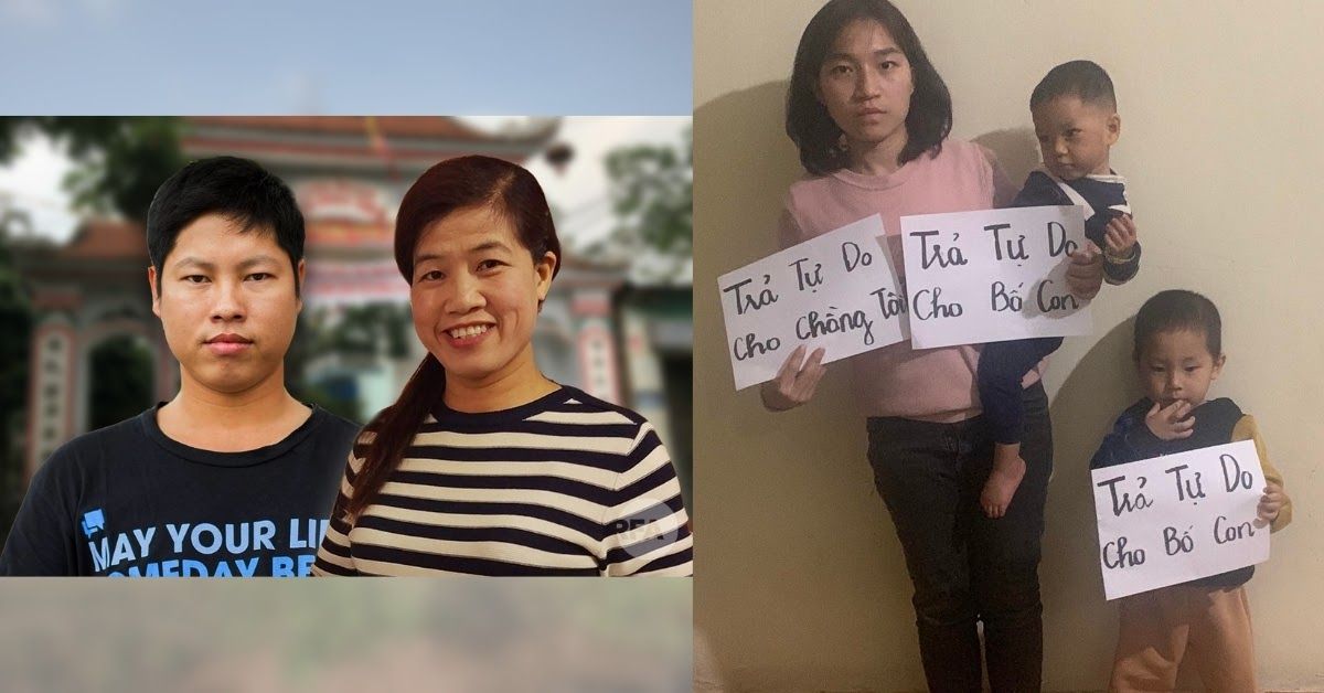 A Total Of 16 Years In Prison For Activists Trinh Ba Phuong and Nguyen Thi Tam