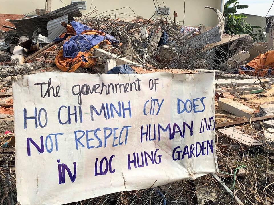 Loc Hung Garden Incident: Government’s Forced Eviction Is Without Legal Merits